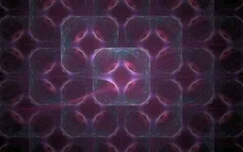 Digital generated image in the form of abstract geometric shapes of various s Stock Illustration