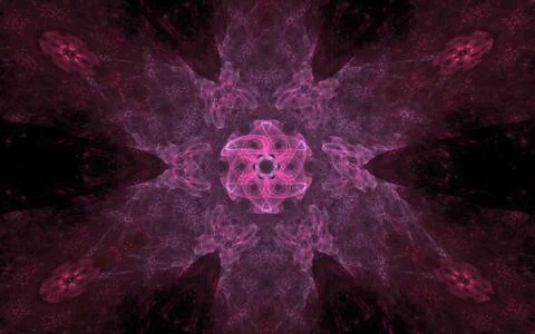 Digital generated image in the form of abstract geometric shapes Stock Illustration