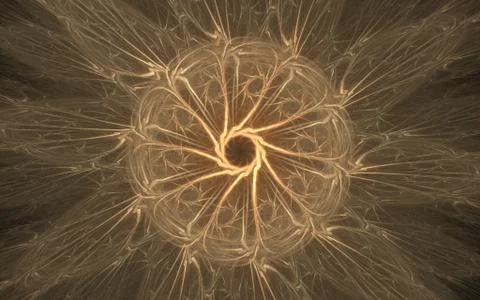 Digital generated image in the form of abstract geometric shapes of various s Stock Illustration