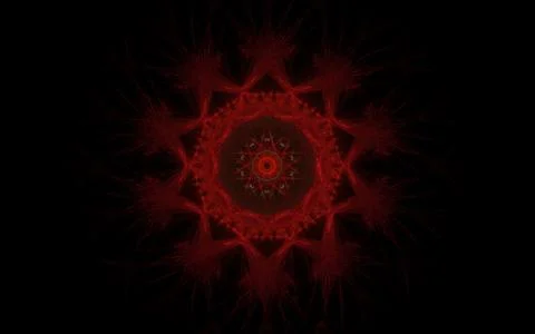 Digital generated image in the form of abstract geometric shapes of various s Illustrazione stock