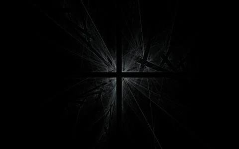 Digital generated image in the form of abstract geometric shapes of various s Stock Illustration