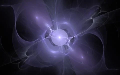 Digital generated image in the form of abstract geometric shapes of various s Stock Illustration