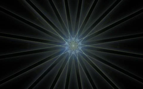 Digital generated image in the form of abstract geometric shapes of various s Stock Illustration