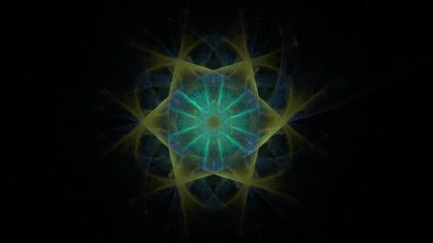 Digital generated image in the form of abstract geometric shapes of various s Illustrazione stock