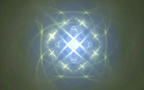 Digital generated image in the form of abstract geometric shapes of various s Illustrazione stock