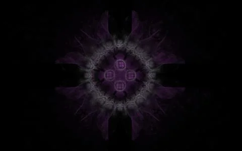 Digital generated image in the form of abstract geometric shapes of various s Stock Illustration