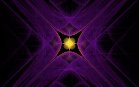 Digital generated image in the form of abstract geometric shapes of various s Stock Illustration