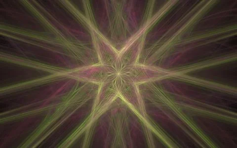 Digital generated image in the form of abstract geometric shapes of various s Stock Illustration