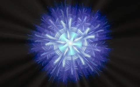 Digital generated image in the form of abstract geometric shapes of various s Stock Illustration