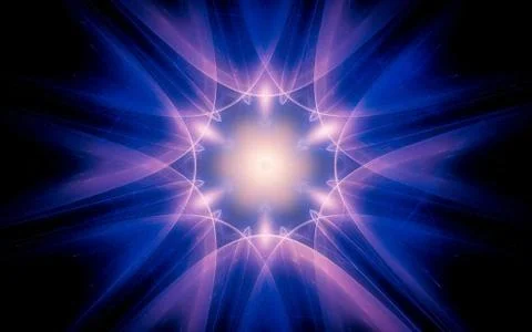 Digital generated image in the form of abstract geometric shapes of various s Stock Illustration