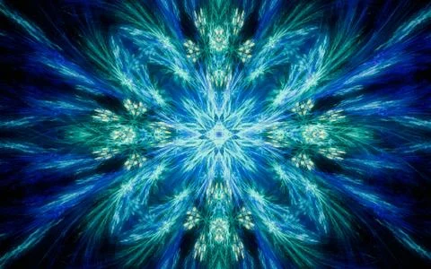 Digital generated image in the form of abstract geometric shapes of various s Stock Illustration