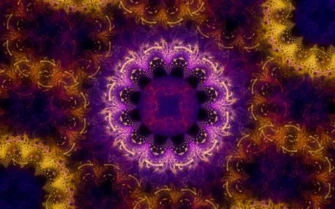 Digital generated image in the form of abstract geometric shapes of various s Stock Illustration