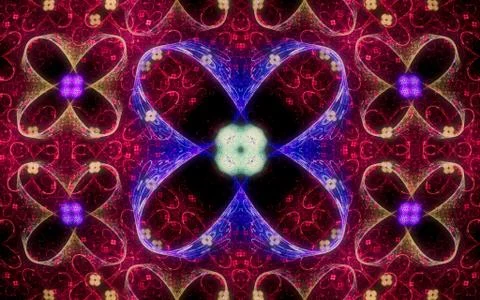 Digital generated image in the form of abstract geometric shapes of various s Stock Illustration