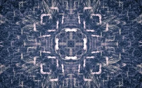 Digital generated image in the form of abstract geometric shapes of various s Stock Illustration