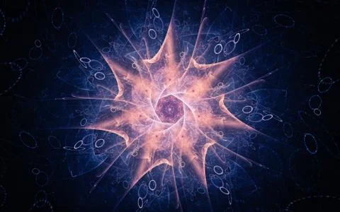 Digital generated image in the form of abstract geometric shapes of various s イラスト素材