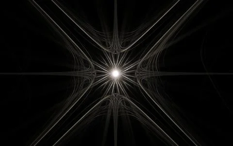 Digital generated image in the form of abstract geometric shapes of various s Stock Photos