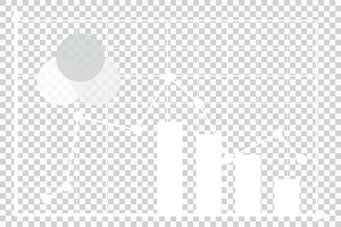 Digital generated image of graph charts Stock Illustration