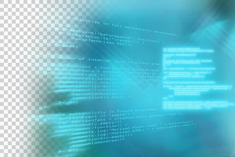 Digital generated image of interface Illustrazione stock