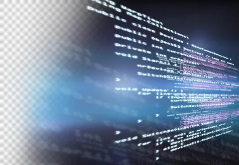 Digital generated image of interface Illustrazione stock