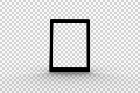 Digital generated image of tablet computer Stock Illustration