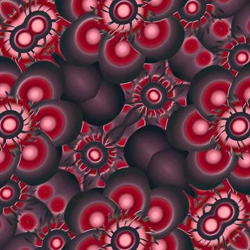 Digital Geometric Pattern Stock Illustration