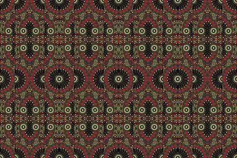 Digital Geometric Pattern Stock Illustration