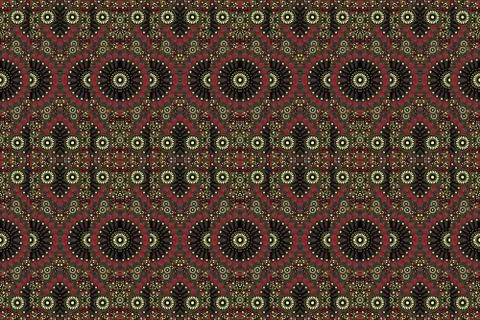 Digital Geometric Pattern Stock Illustration