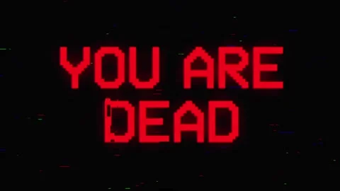 Digital glitch 8-bit pixel text animation with distortion effect looped Stock Footage 303401690