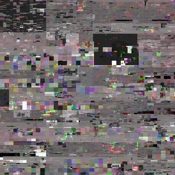 Digital glitch abstract background illustration 库存插图