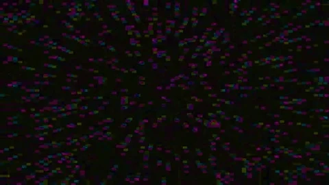 Digital Glitch Art 4K Seamless — VJ Overlay Distortion Loop Stock Footage 329678261