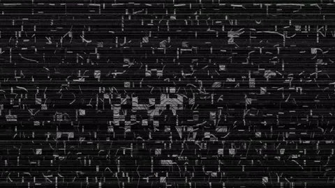 Digital Glitch Art 4K Seamless — VJ Overlay Distortion Loop Stock Footage 329816645