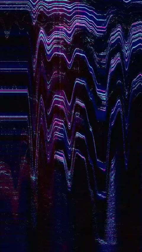 Digital Glitch Art 4K Vertical — VJ Overlay Distortion Loop Stock Footage 329678398