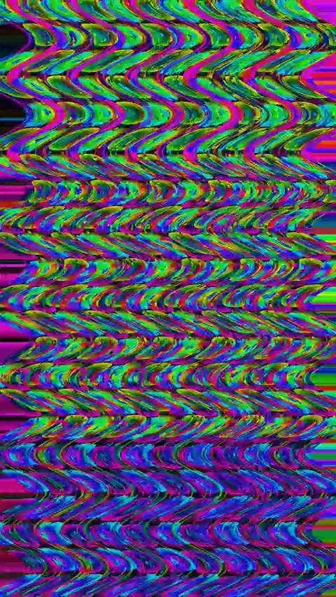 Digital Glitch Art 4K Vertical — VJ Overlay Distortion Loop Stock Footage 329679118