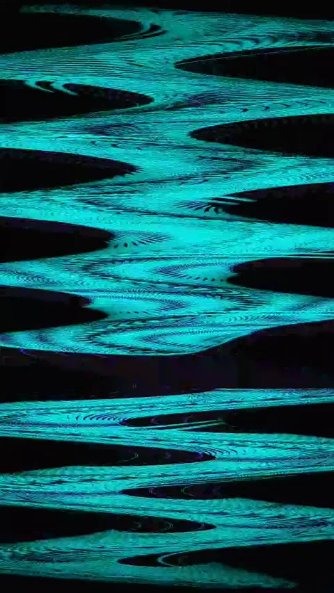 Digital Glitch Art 4K Vertical — VJ Overlay Distortion Loop Stock Footage 329818405