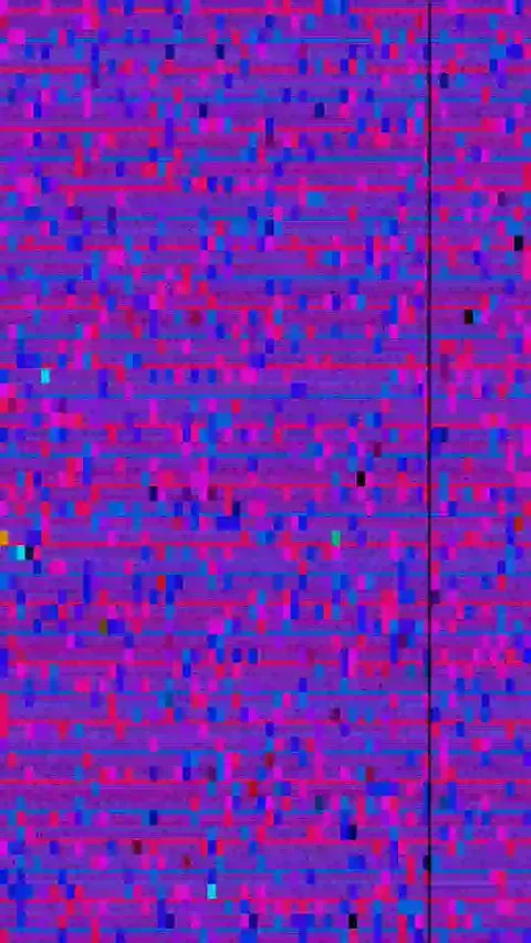 Digital Glitch Art 4K Vertical — VJ Overlay Distortion Loop Stock Footage 329818906
