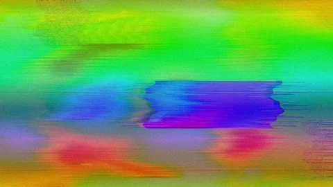 Digital Glitch Background 4K — Bad TV Distortion VJ Asset Stock Footage 329800894