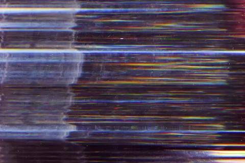 Digital glitch broadcasting error striped noise Foto stock