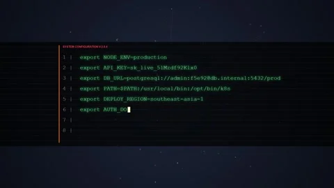 Digital Glitch Code Overlay with Futuristic HUD Elements and Data Stream Stock Footage 348412657