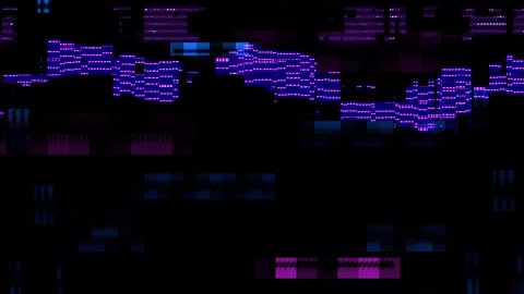 Digital glitch damaged effect Stock Footage 288864673