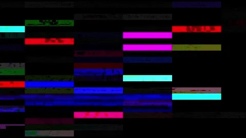 Digital glitch damaged effect textured overlay VHS Style. Stock Footage 288864674