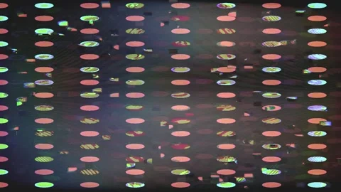 Digital glitch distortion Horizontal 5s overlay effect 4K Stock Footage 330083837