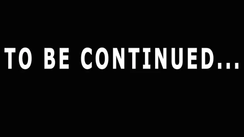 Digital Glitch Effect with TO BE CONTINUED Text Over Black Background Stock Footage 343423484