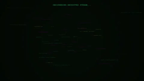 Digital Glitch Effect on Black Background Stock Footage 340879900