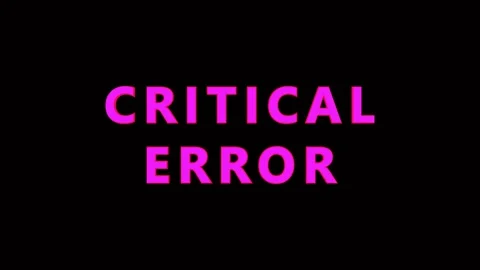 Digital Glitch Effect with Critical Error Text and Abstract Light Trails in.. Stock Footage 343478657
