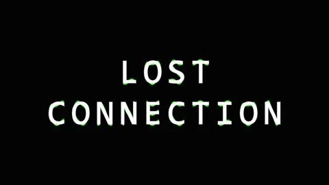 Digital Glitch Effect with 'Lost Connection' Text Variations on Dark Backgrou Stock-Footage 344290762