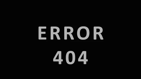 Digital Glitch Error 404 screen with chromatic aberration and digital noise.. Stock Footage 343414967