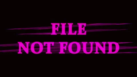 Digital Glitch Error Message with Distorted Text in Dark Background for Tec.. Stock Footage 344036643
