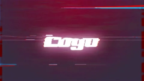 Digital Glitch Logo Stockmateriaal After Effects