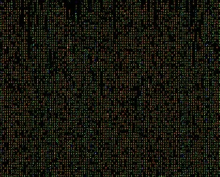 Digital glitch - matrix 03 Vídeos de archivo 10894032