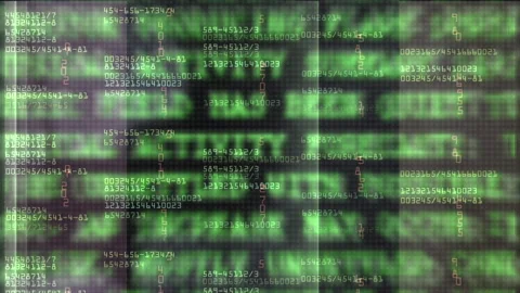 Digital Glitch Matrix Green Code Stream Hidden Text In Cyber Atmosphere Stock Footage 321348763